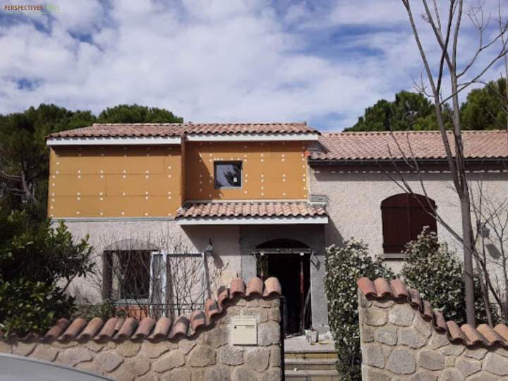 Extension de maison ossature bois Montpellier