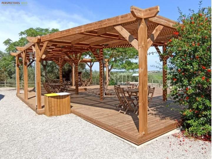 Installation pergola en bois Montpellier