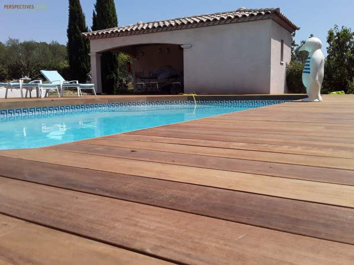 Création de pool house en bois Montpellier