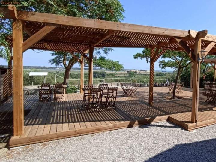 Construction de pergola en bois Montpellier