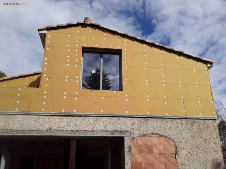 Extension de maison ossature bois, Castelnau-le-Lez