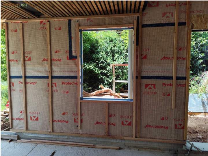 Travaux d’extension de maison ossature bois Montpellier